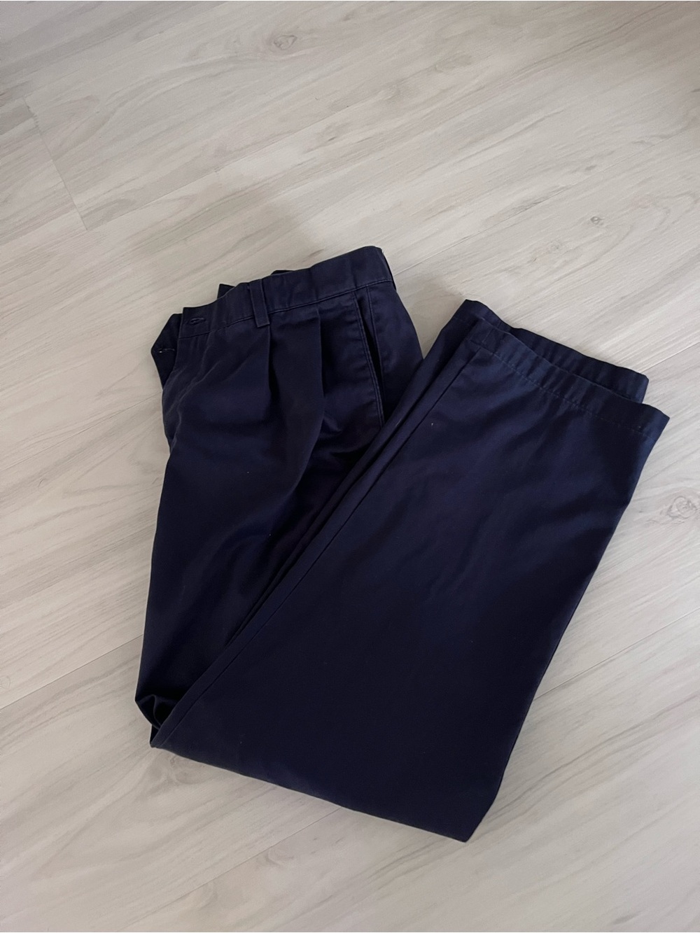Covington Navy Pleated Men's  Pants